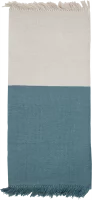 Коврик декоративный хлопок Inspire Lyanna 60x120 см цвет синий