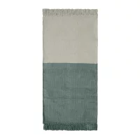 Коврик декоративный хлопок Inspire Lyanna 60x120 см цвет голубой