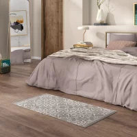 Коврик декоративный хлопок Inspire Lesia 60x120 см цвет бежевый