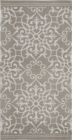 Коврик декоративный хлопок Inspire Lesia 60x120 см цвет бежевый