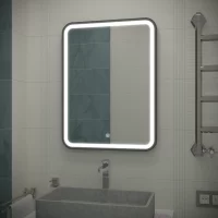 Зеркало с подсветкой Simple Gray LED 60x80 см