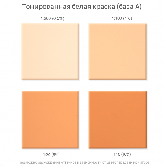 Колорант Luxens 0.1 л цвет персиковый