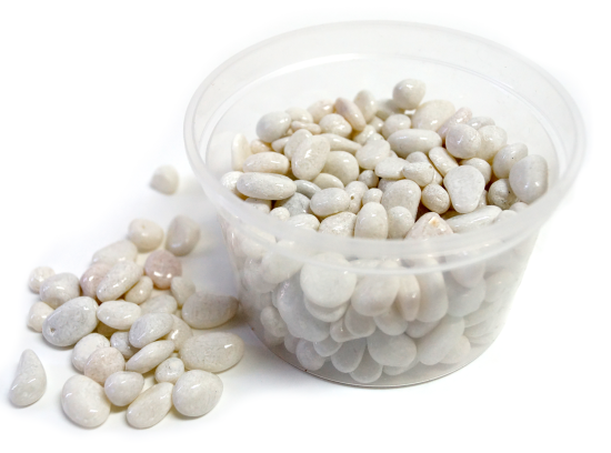 Грунт декоративный мелкий 2-4 мм 9x5.5 см белый