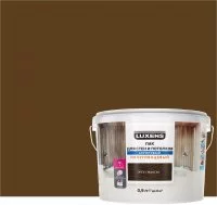 Лак для стен и потолков Luxens акриловый цвет орех полуглянцевый 2.5 л