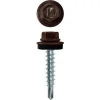 Кровельный саморез Daxmer 4,8х29 RAL8019 (250 шт.)