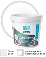 Краска для брусчатки Aquastrong износостойкая матовая цвет белый 6 кг