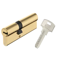 Цилиндр Standers TTAL1-3555GD, 35x55 мм, ключ/ключ, цвет латунь