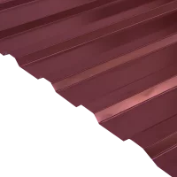 Профнастил С20 0.45 мм 1150x2000 м RAL 3005 вишня