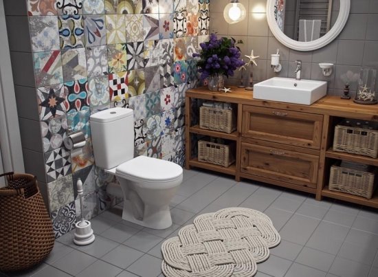 Унитаз-компакт Rosa Корвет универсальный выпуск горизонтальный