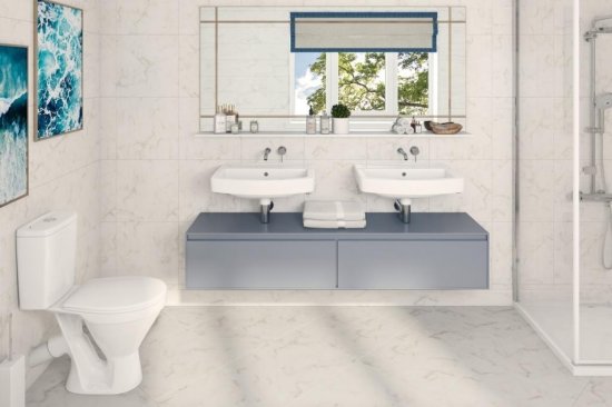 Унитаз-компакт Rosa Фарт косой выпуск двойной слив