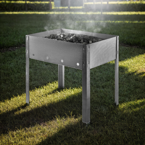 Мангал разборный Дача 35x25x35 см