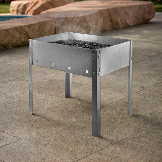 Мангал разборный Дача 35x25x35 см