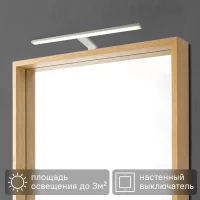 Подсветка светодиодная для зеркала влагозащищённая Inspire Slim цвет белый