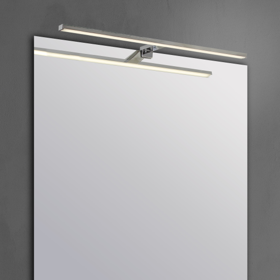 Подсветка светодиодная для зеркала влагозащищённая Inspire Slim 800 лм цвет хром