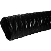 Полиэфирный, черный воздуховод TEX PVC-F-300-127/10