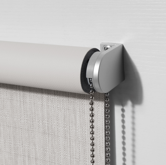 Штора рулонная блэкаут Inspire Natal 200x190 см светло-серая Granit 5