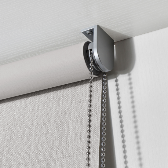 Штора рулонная блэкаут Inspire Natal 200x190 см светло-серая Granit 5