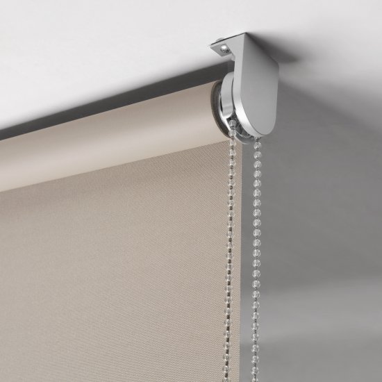 Штора рулонная блэкаут Inspire Belem 200x175 см коричневая