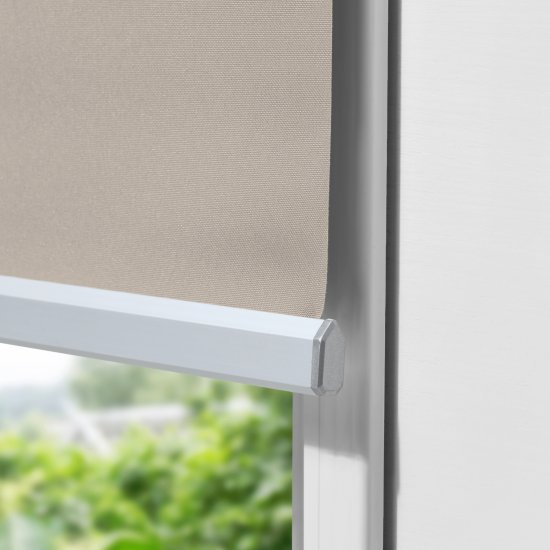 Штора рулонная блэкаут Inspire Belem 200x175 см коричневая