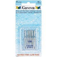 Иглы для бытовых швейных машин универсальные Gamma NU №130/22