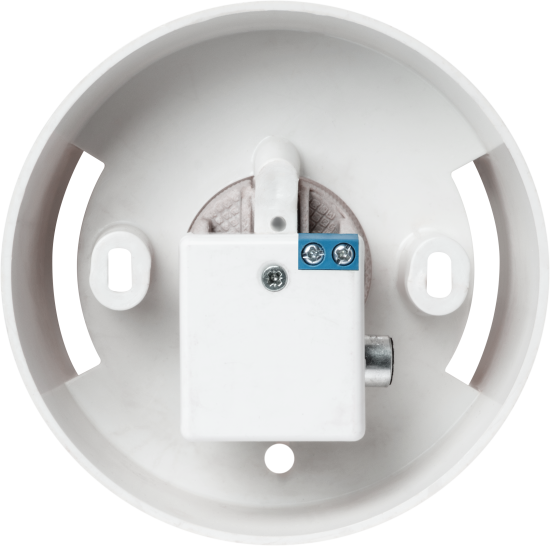 Светильник НББ 60 Вт IP20 с оптико-акустическим датчиком, накладной, шар, цвет белый