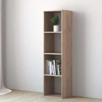 Стеллаж Spaceo KUB 4 секции 36x139.3x31.7 см ЛДСП цвет гикори джексон