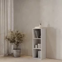 Стеллаж Spaceo KUB 3 секции 36x104.9x31.7 см ЛДСП цвет белый