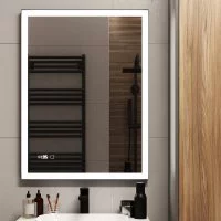 Зеркало для ванной Omega Glass Нант SD71 с подсветкой 60x80 см прямоугольное