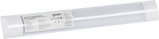 Светильник линейный светодиодный Gauss 600 мм 18 Вт холодный белый свет