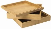 Коробка квадратная Sensea Bamboo 23x10x23 см
