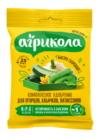 Удобрение Агрикола для огурцов и кабачков 50г