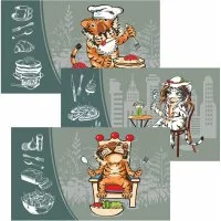 Разделочная доска МУЛЬТИДОМ Тигр Кайфолов