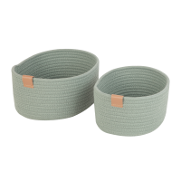 Набор корзин Sensea Magda 20x11.5x27 см цвет зелёный 2 шт.