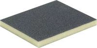 Губка шлифовальная абразивная двухсторонняя Norton P100 123x98x12.5 мм