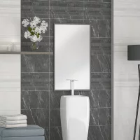 Плитка настенная Azori Hygge Grey Mix 31.5x63 см 1.59 м² бетон цвет серый полосы