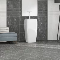 Плитка напольная Azori Hygge Grey 42x42 см 1.23 м² цвет серый