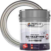 Грунт-эмаль 3 в 1 Profilux DIY гладкая цвет белый 5 кг