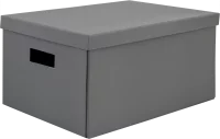 Коробка складная 40x28x20 см картон цвет серый