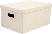 Коробка складная 40x28x20 см картон цвет бежевый