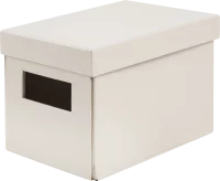 Коробка складная 20x14x13 см картон цвет бежевый