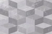 Декор настенный Шахтинская Плитка Дора 20x30 см глянцевый цвет серый геометрия