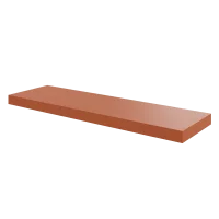 Полка настенная Spaceo Cotta 80x23.5 см МДФ цвет красный