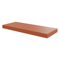 Полка настенная Spaceo Cotta 60x23.5 см МДФ цвет красный