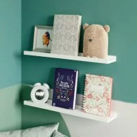 Полка настенная Spaceo White 60x10 см МДФ цвет белый