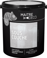 Грунт-краска для декоративных покрытий Maitre Deco «Sous-Couche» 1.5 кг