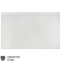 Радиатор панельный Ростерм 22 500x600 боковое универсальное подключение сталь белый