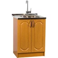 Тумба SANTREK 60*50 дуб-рустик (2 дверцы) фасад МДФ