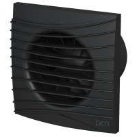 Вентилятор осевой вытяжной Diciti Silent 4C D100 мм 25 дБ 90 м³/ч обратный клапан цвет черный