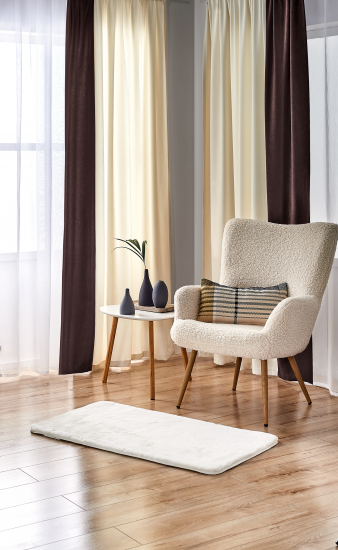 Шкура искусственная полиэстер Inspire Bianca 60x110 см цвет белый