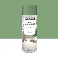Эмаль аэрозольная декоративная Luxens матовая цвет бледно-зеленый 520 мл